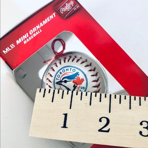 Toronto Blue Jays MLB Mini Baseball Ornament NIB - Picture 8 of 8
